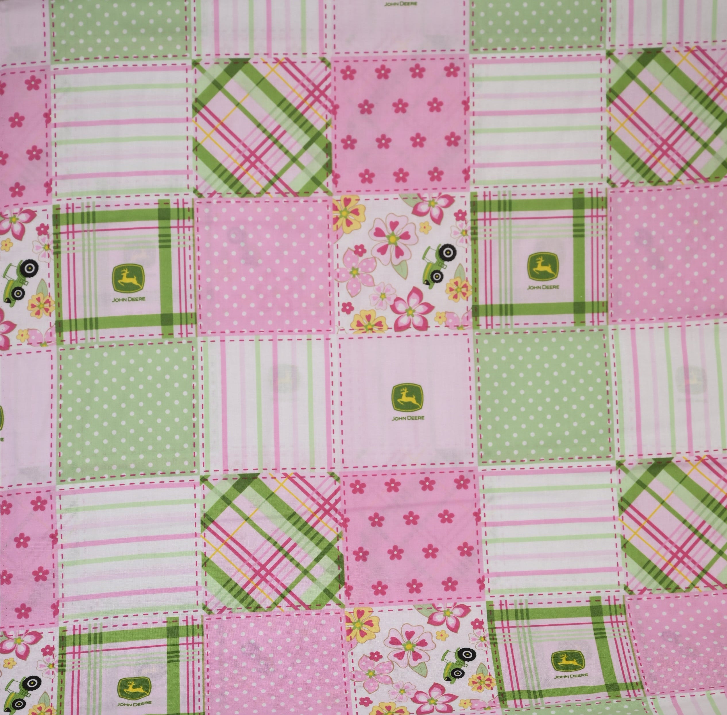 Official John Deere Tractor Fabric 100% Cotton